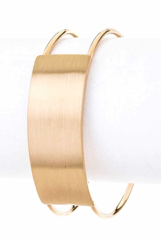 Polished Adjustable Open Cuff